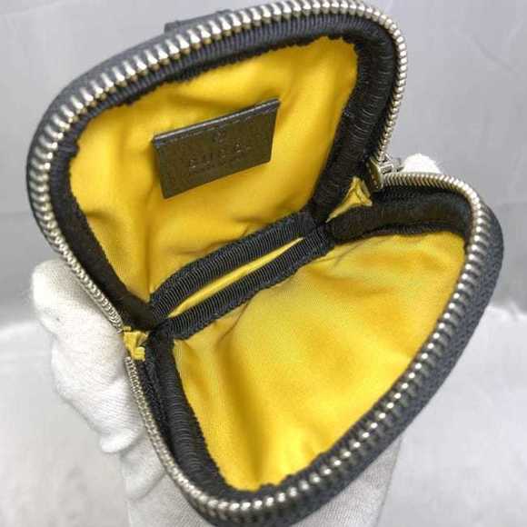 Gucci pouch yellow black off the grid 645060 ec-20650 nylon leather GUCCI GG cha - Picture 6 of 10